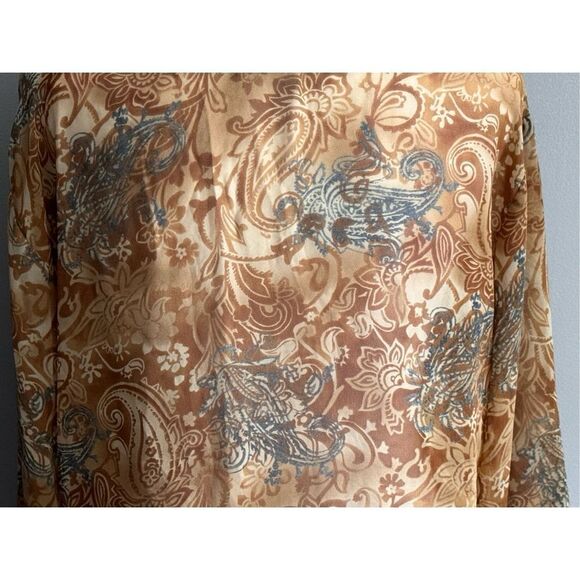 George Sheer Blouse, size XL - Picture 9 of 10